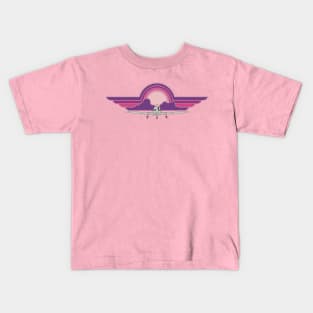 Piper Warrior Sunrise Wings Kids T-Shirt